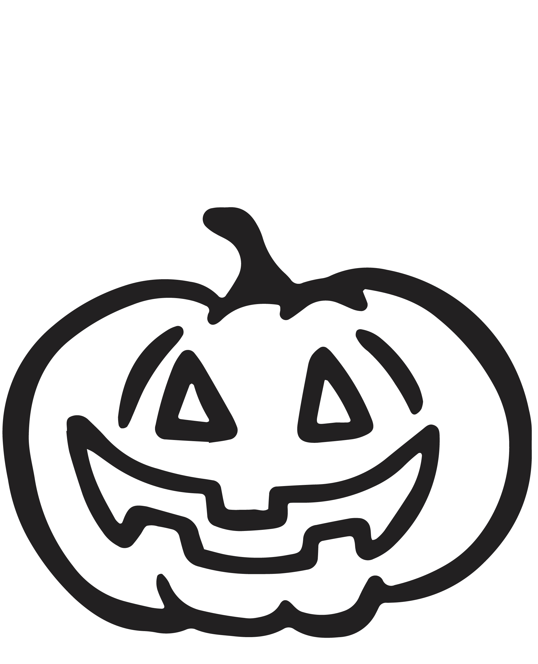 Illustration of a jack o'lantern